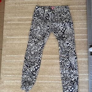 Lilly Pulitzer Kelly Pant, Navy and White, Size 2